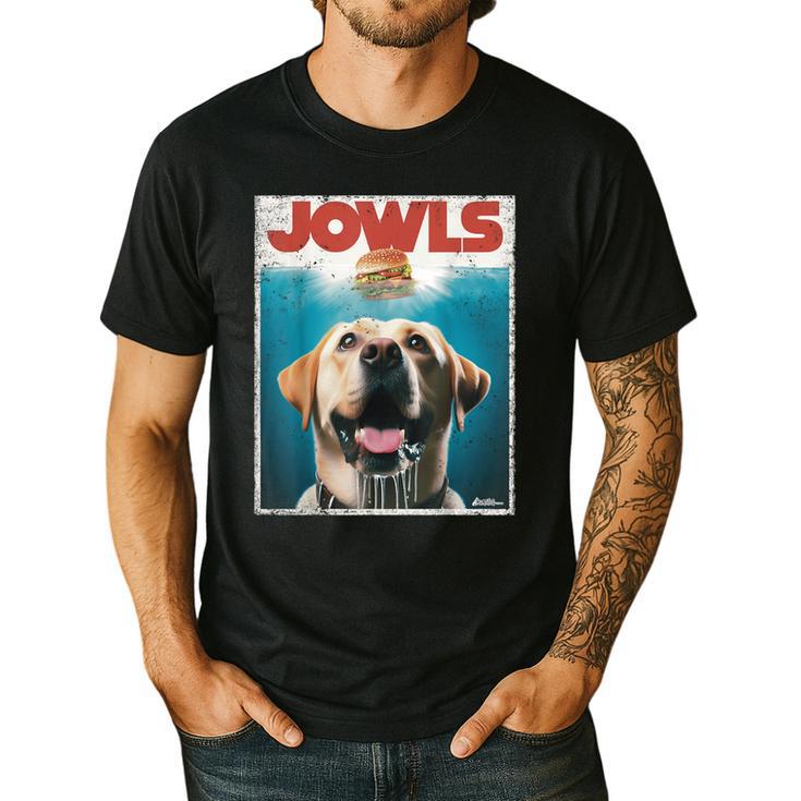 Yellow Lab Jowls Top Labrador Retriever Dog Mom Dad Men's Casual T-Shirt