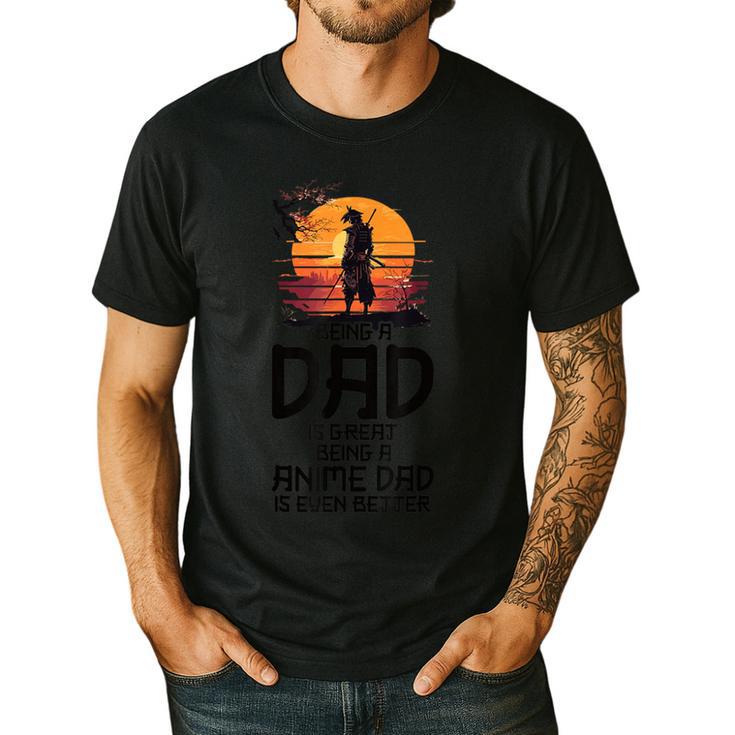 Anime Dad Jokes Father's Day Anamae Otaku Manga Japan Men's Casual T-Shirt