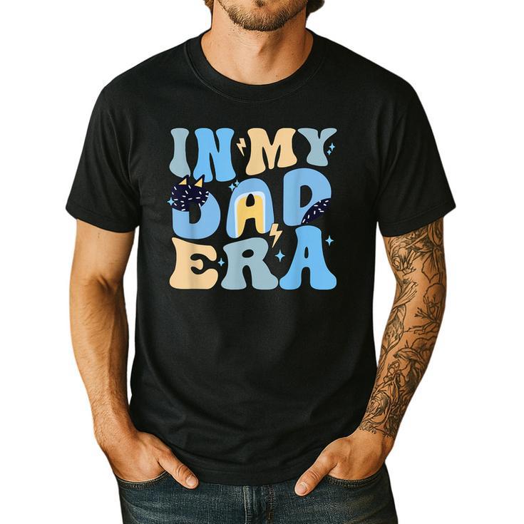 In My Blue Dad Era Cool Dad Father's Day Men's Casual T-Shirt