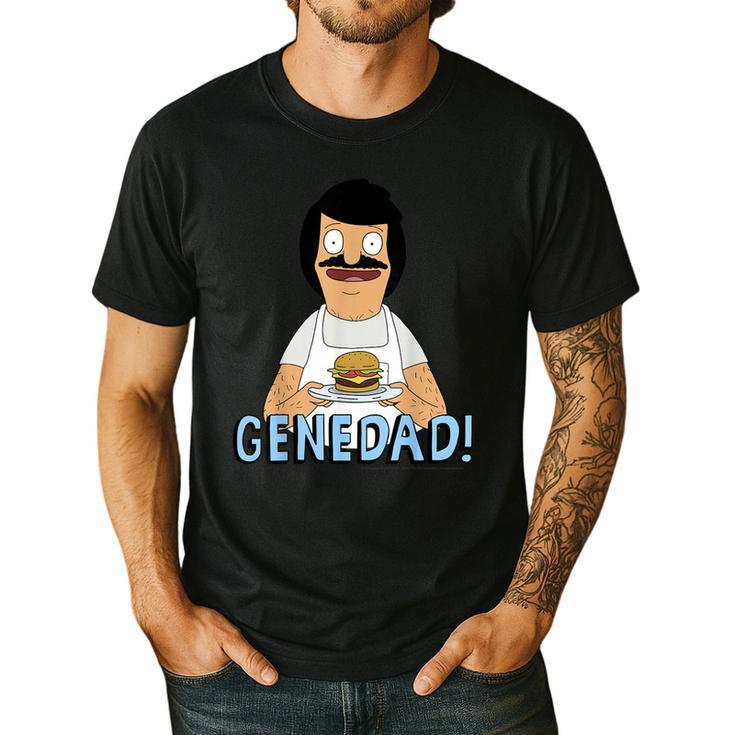 Bob's Burgers Gene Dad Portrait Men's Casual T-Shirt