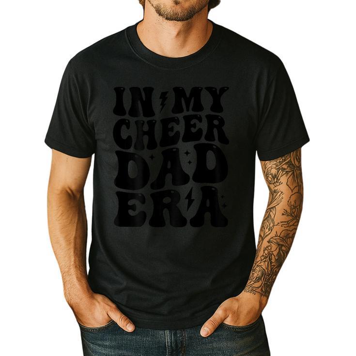 In My Cheer Dad Era Cheerleader Dad Sports Groovy Men's Casual T-Shirt