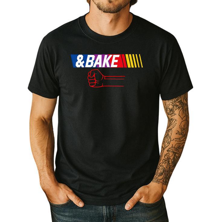 Dad Kid Matching Shake And Bake Bake Men's Casual T-Shirt