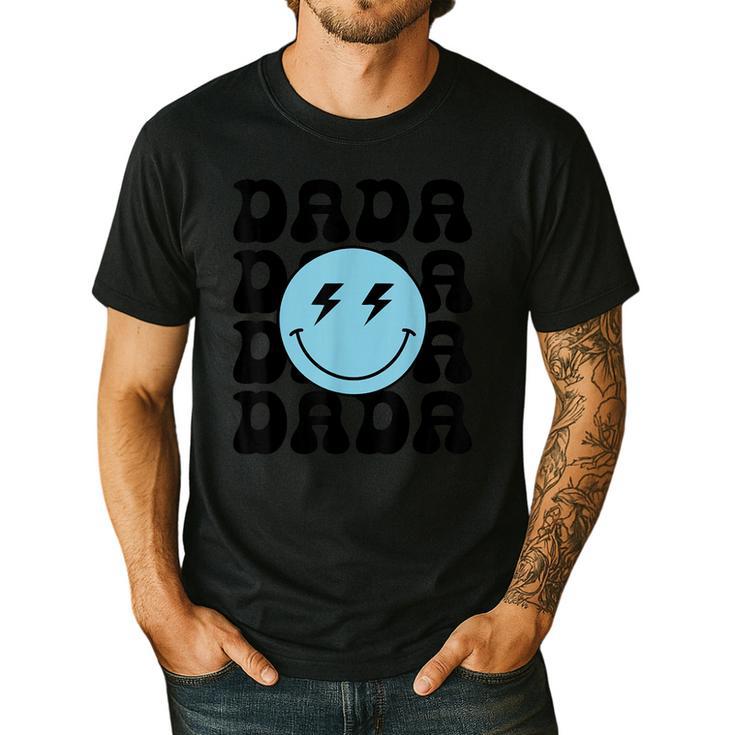 Dada One Happy Dude 1st Birthday Family Matching Men's Casual T-Shirt