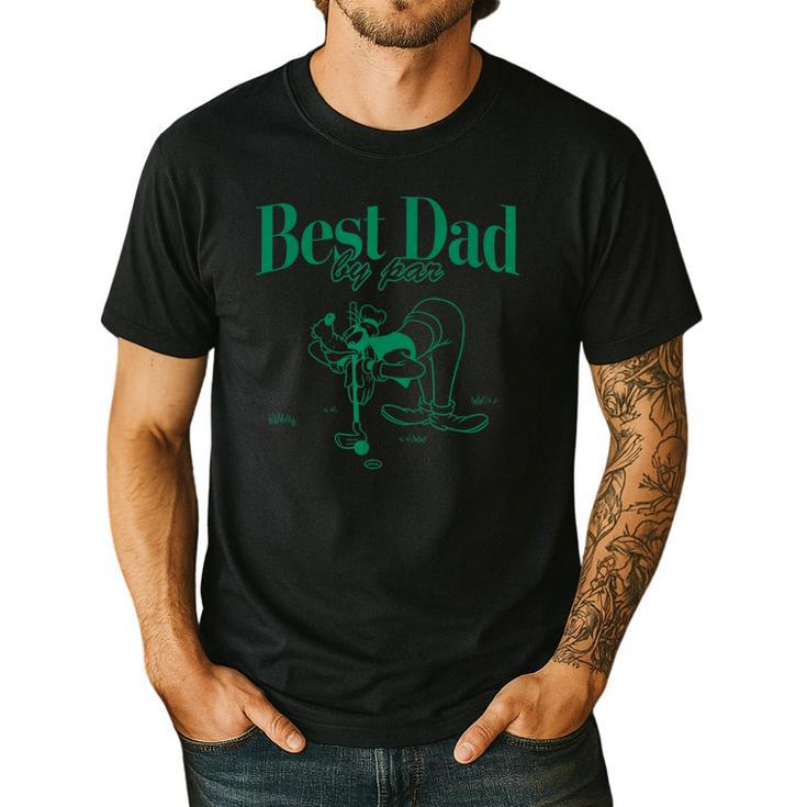 Disney Mickey & Friends Father's Day Best Dad Goofy Big Logo Men's Casual T-Shirt