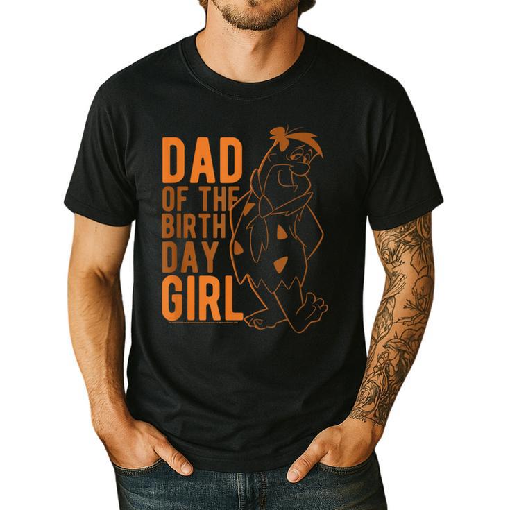The Flintstones Fred Flintstone Dad Of The Birthday Girl Men's Casual T-Shirt