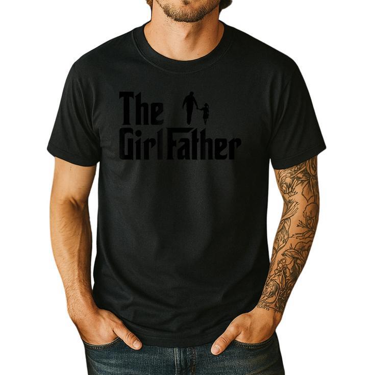 The Girl Father Dad Of Girls Daddy Daughter Men's Casual T-Shirt