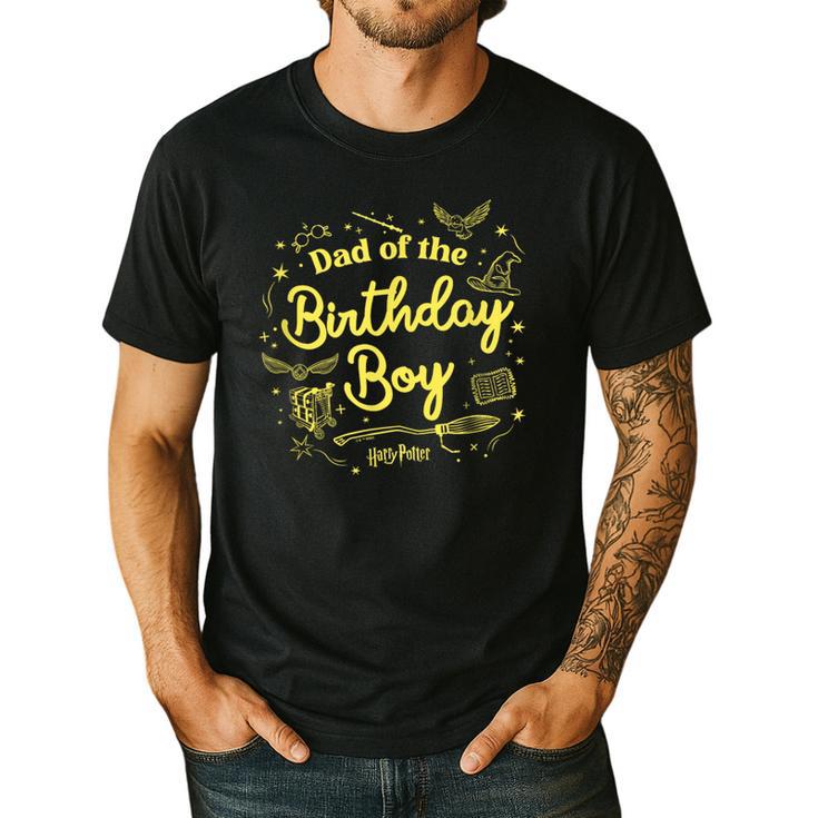 Harry Potter Dad Of The Birthday Boy Magical Things Logo Men's Casual T-Shirt