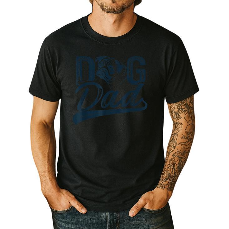 Pug Dog Dad Men Men's Casual T-Shirt