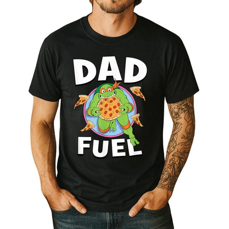 TMNT Michelangelo Dad Fuel Men's Casual T-Shirt