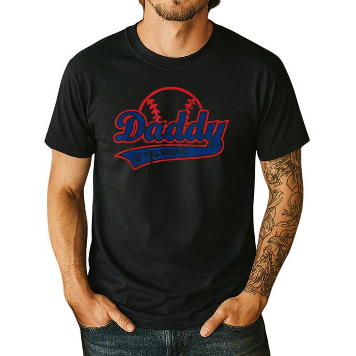 Vintage Baseball Daddy Of The Rookie Men's Casual T-Shirt