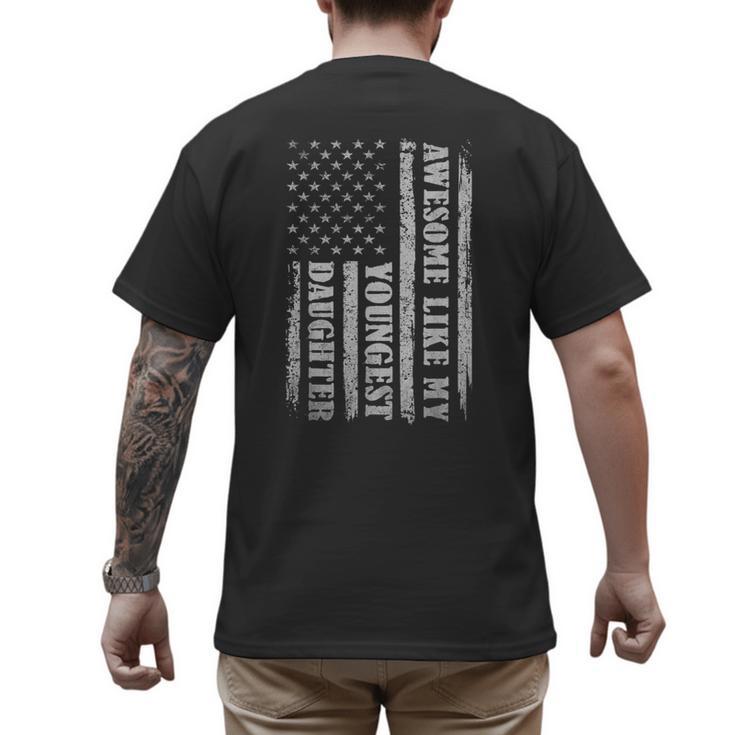 Awesome Like My Youngest Daughter Men For Dad Men's Back Print T-Shirt