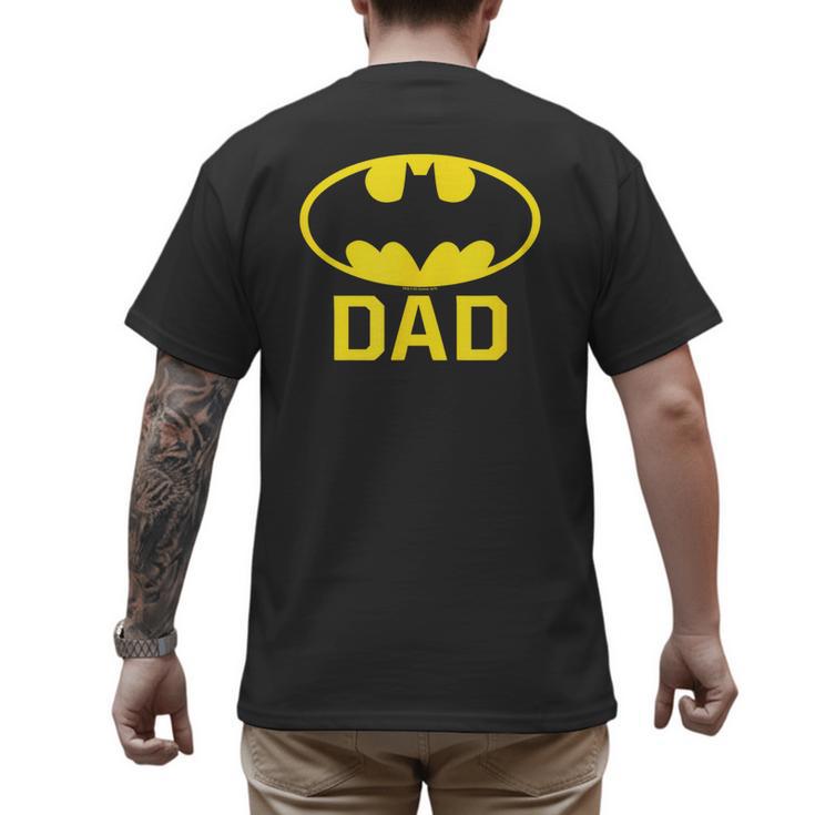 Batman Bat Dad Men's Back Print T-Shirt