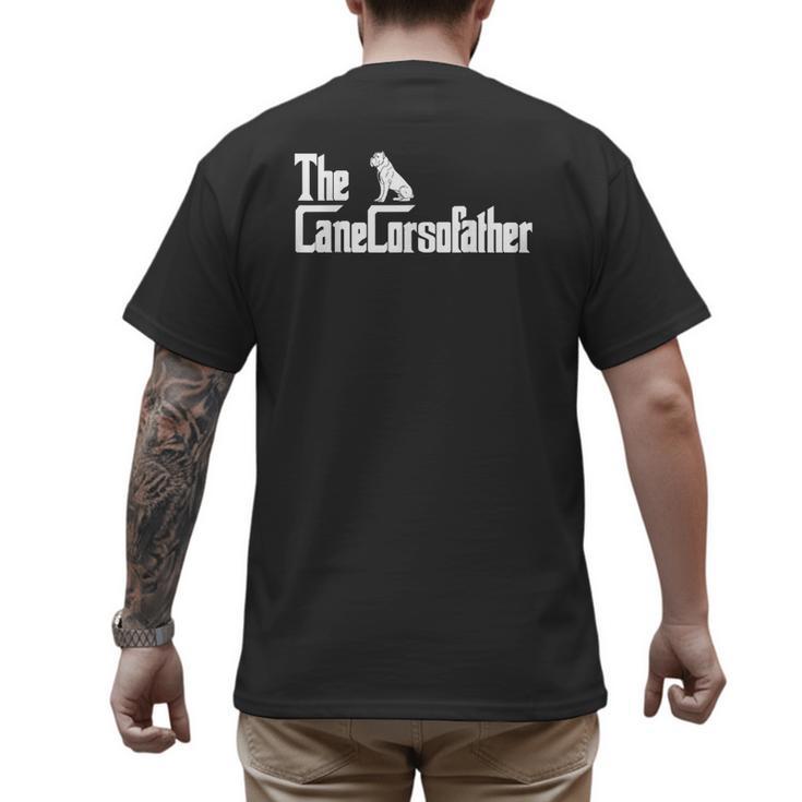 The CaneCorsoFather Cane Corso Dog Dad Shirt Men Men's Back Print T-Shirt