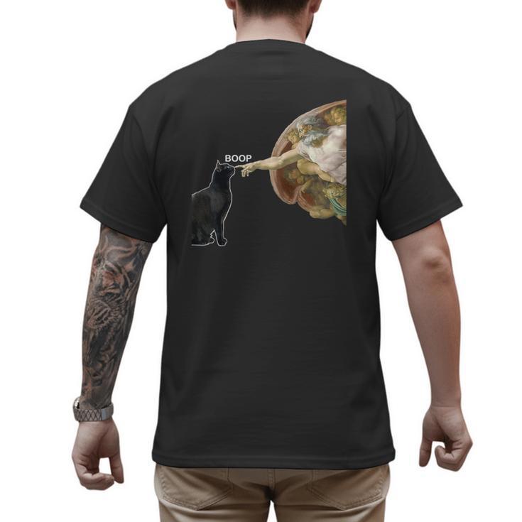 Cat Shirts For MenWomen Cat Shirts For Cat DadMom Men's Back Print T-Shirt