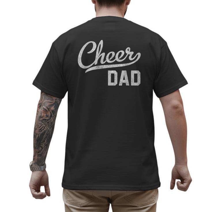 Cheer Dad Proud Cheerleading Dad  Small Men's Back Print T-Shirt