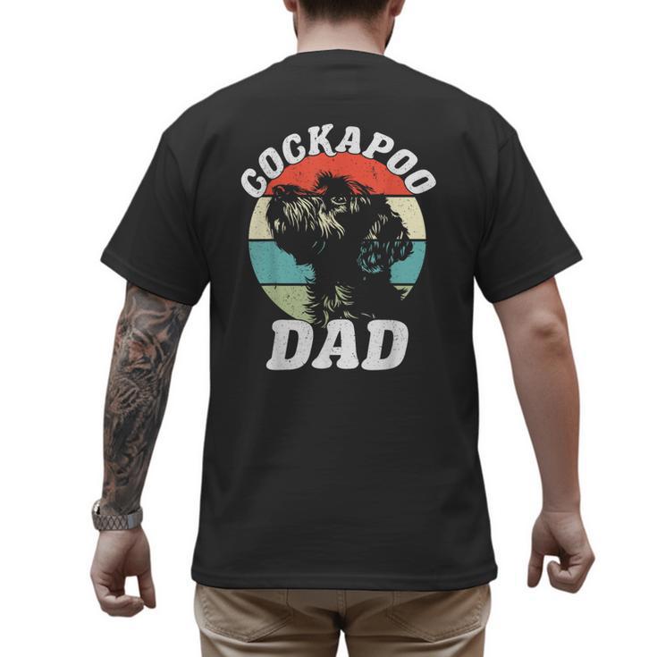 Cockapoo Dad Dog Father's Day Vintage Pet Men Women Kids Men's Back Print T-Shirt