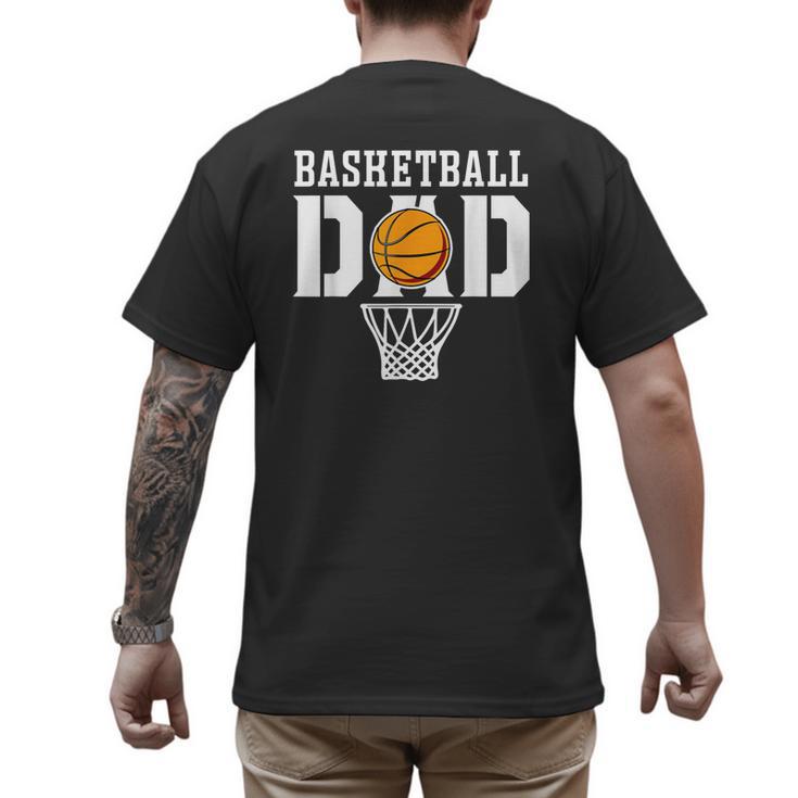 Dad Basketball Apparel Basketball Dad Men's Back Print T-Shirt