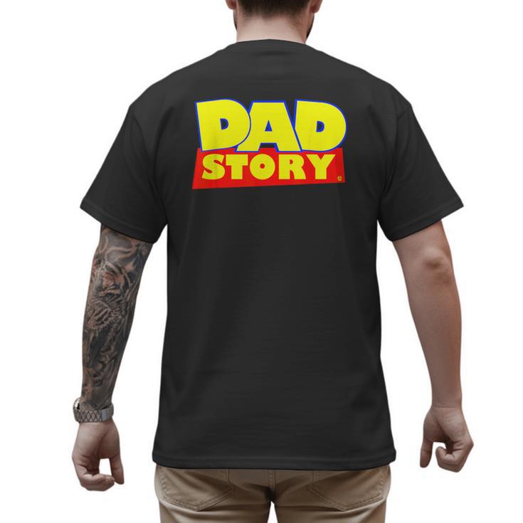 Dad Story Men's Back Print T-Shirt