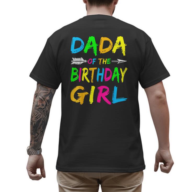 Dada Of The Birthday Girl Retro 80's Party Shirt Men's Back Print T-Shirt