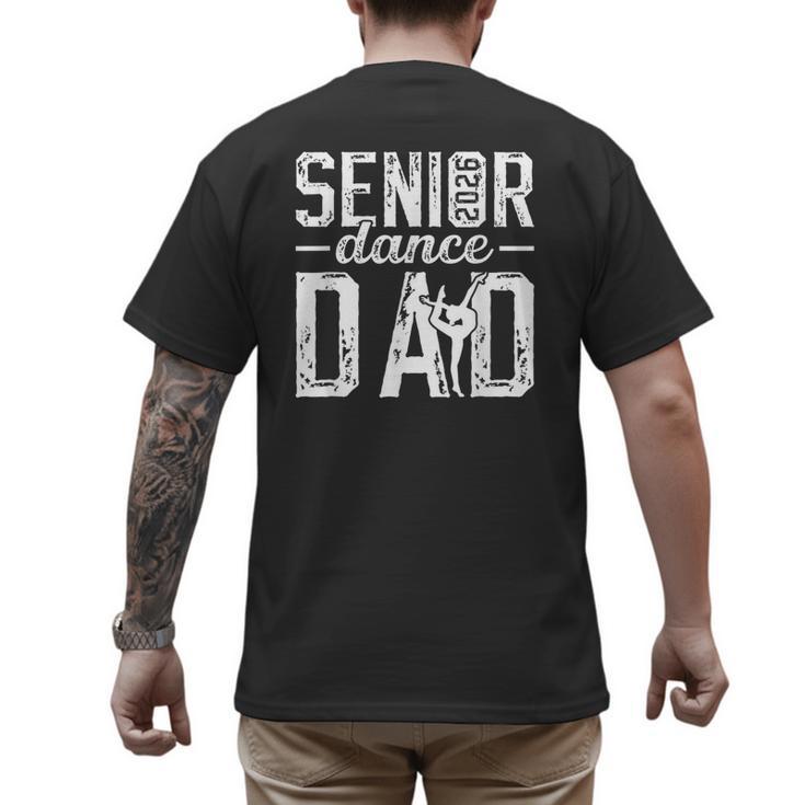 Dance Senior Dad Of A Senior Dancer Father 2026 Men's Back Print T-Shirt