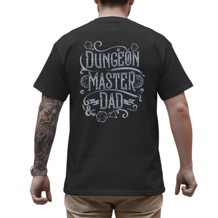 Dungeons & Dragons Father's Day Dungeon Master Dad Men's Back Print T-Shirt