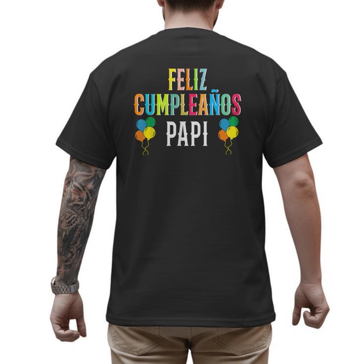 Feliz CumpleañOs Papi Spanish Dad Birthday For Kids Men's Back Print T-Shirt