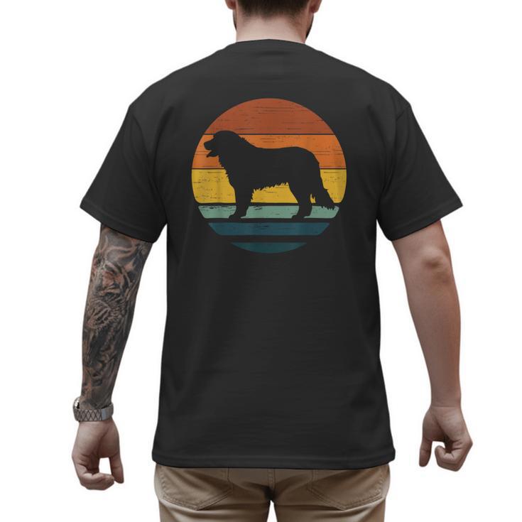 Golden Mountain Vintage Retro Mum Dad Dog Men Women Kids Men's Back Print T-Shirt