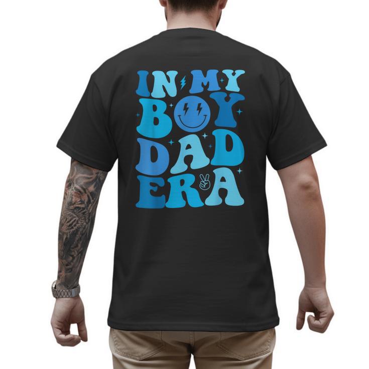 Groovy In My Boy Dad Era For Fathers Day Men's Back Print T-Shirt