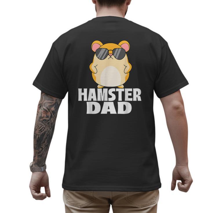 Hamster Dad Father's Day Animal Whisperer Rodent Lover Men's Back Print T-Shirt