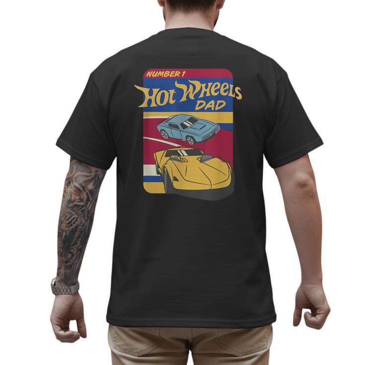 Hot Wheels Father's Day Number 1 Dad Men's Back Print T-Shirt