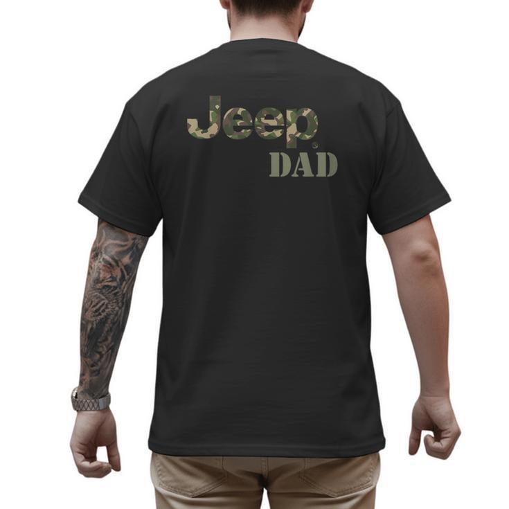 Jeep Dad Officially Licensed Men's Back Print T-Shirt
