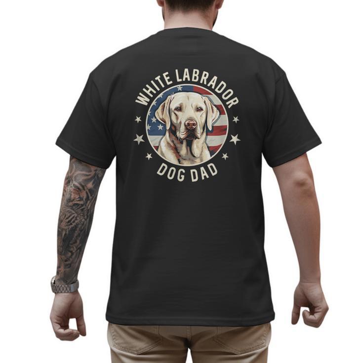 Labrador Retriever Dog Dad Men's Back Print T-Shirt