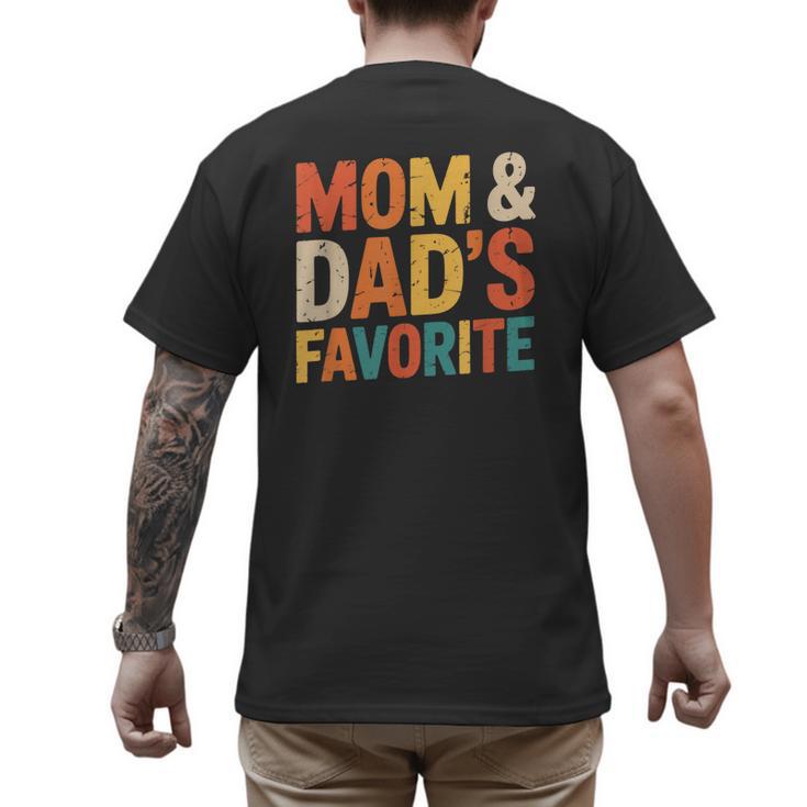 Mom & Dad's Favorite Men's Back Print T-Shirt