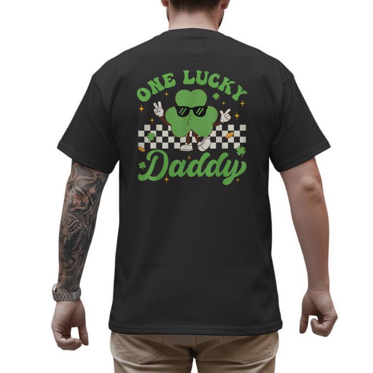 One Lucky Daddy St Patricks Day Dad Father Men's Back Print T-Shirt