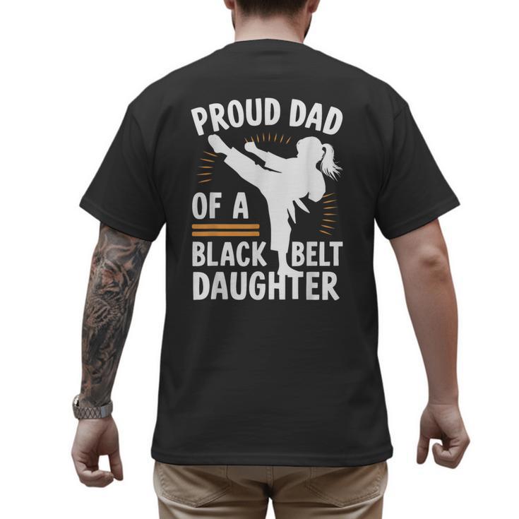 Proud Dad Of A Belt Daughter Men's Back Print T-Shirt