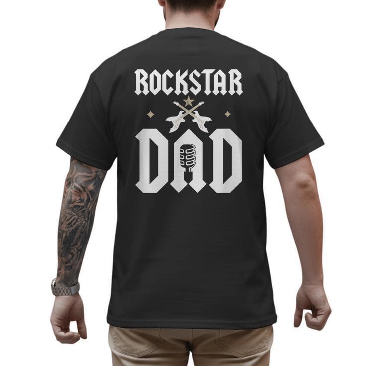 RockStar Dad Men's Back Print T-Shirt