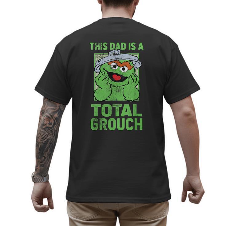 Sesame Street Father's Day Total Grouch Dad Men's Back Print T-Shirt