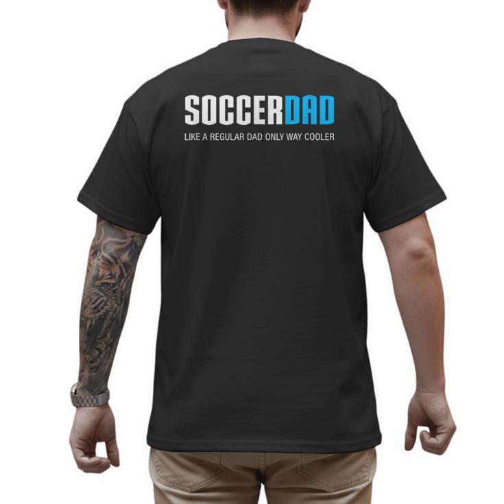 Soccer Dad Cute Men's Back Print T-Shirt