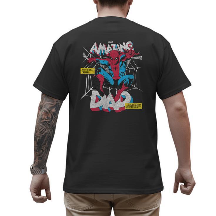 Spider-Man Amazing Dad Men's Back Print T-Shirt