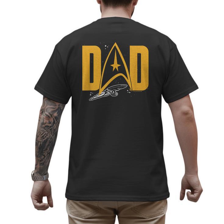 Star Trek Starfleet Dad Men's Back Print T-Shirt