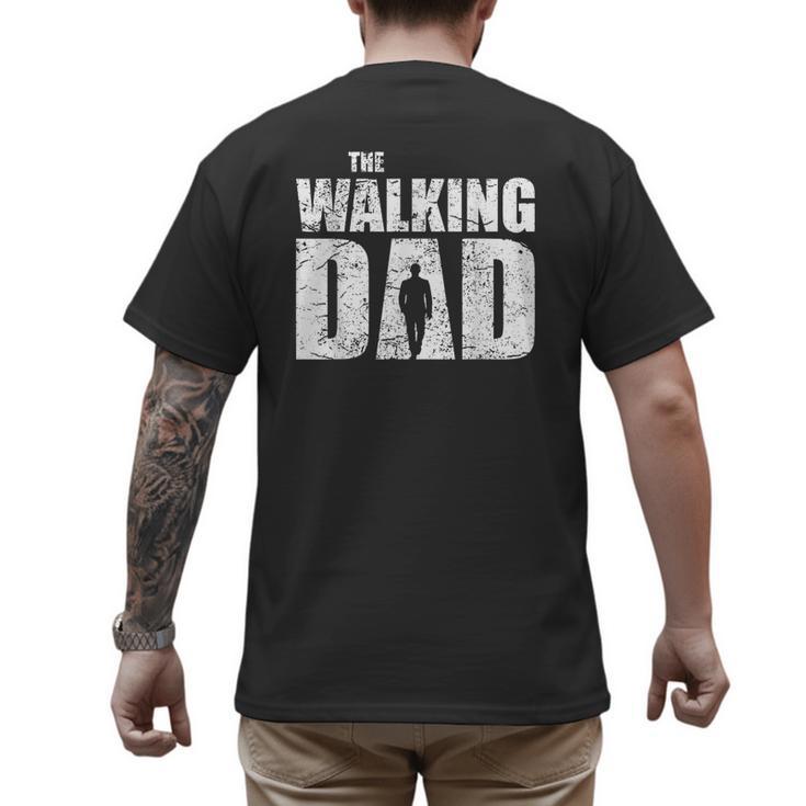 The Walking Dad Father Man Dead Retro Vintage Men Fun Men's Back Print T-Shirt