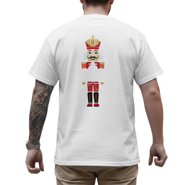 Cool Dad Nutcracker Christmas Family Matching Pajama Men's Back Print T-Shirt