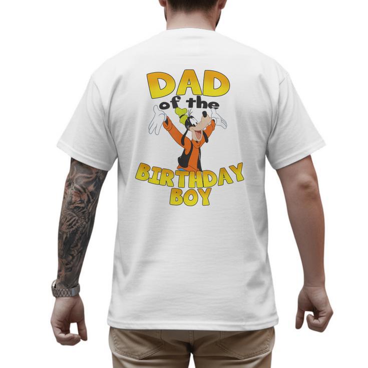 Disney Mickey & Friends Goofy Dad Of The Birthday Boy Men's Back Print T-Shirt