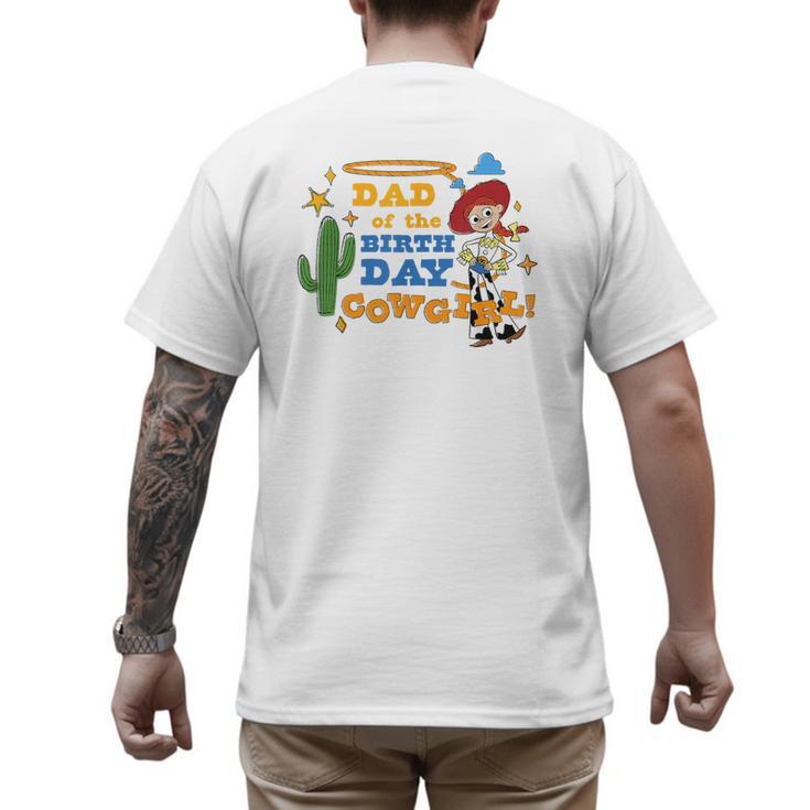 Disney And Pixar's Toy Story Dad Of The Birthday Cowgirl Men's Back Print T-Shirt