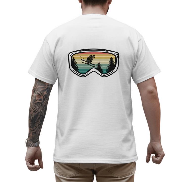 My Favorite Ski Buddies Call Me Dad For Ski Dad Men's Back Print T-Shirt