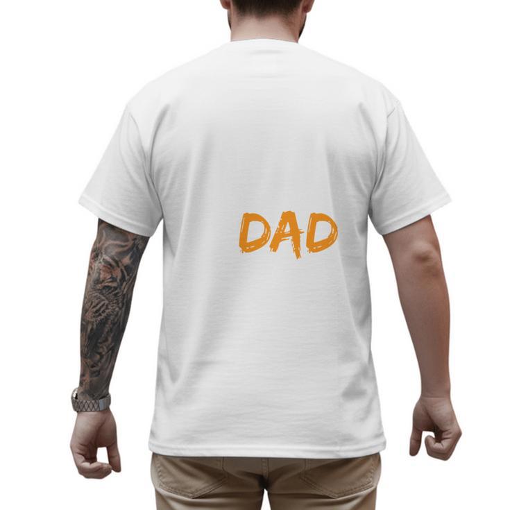Gymnastics Dad For Gymnastic Father Parents Men's Back Print T-Shirt