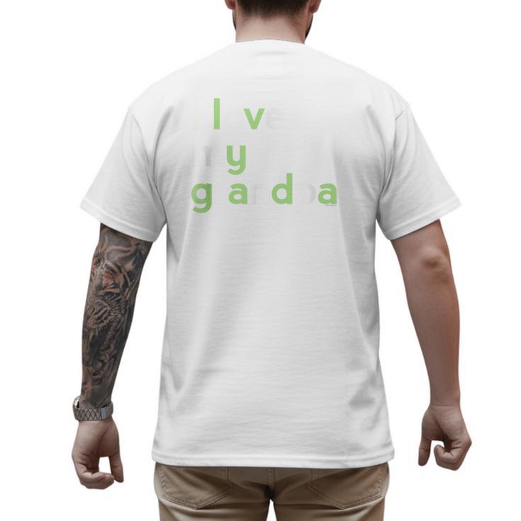 I Love My Grandpa Shirt For Boys Dad Papa Fathers Day Tee Men's Back Print T-Shirt