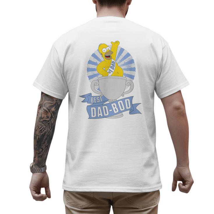 The Simpsons Father's Day Homer Best Dad BOD Men's Back Print T-Shirt