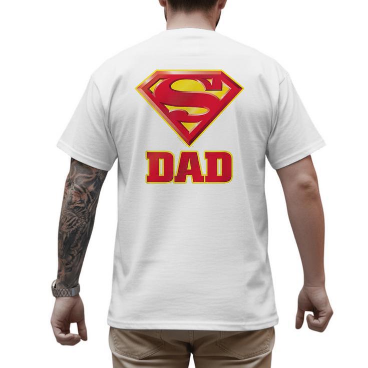 Superman Super Dad Men's Back Print T-Shirt