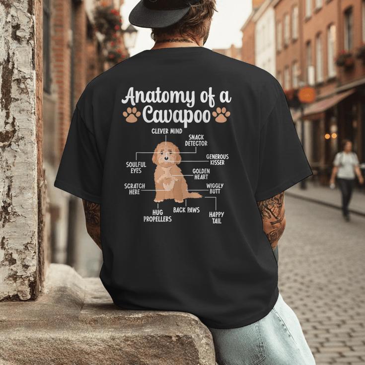 Anatomy Of A Cavapoo Dog Cavapoo Owner Cavapoo Dad Men's Back Print T-Shirt